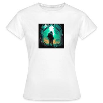 Laboratoire de l’Apocalypse - T-shirt Femme - blanc - Devant - AI Model Female 172 dark (172cm)
