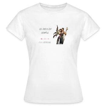 Je suis en couple - T-shirt Femme - blanc - Devant - AI Model Female 172 dark (172cm)