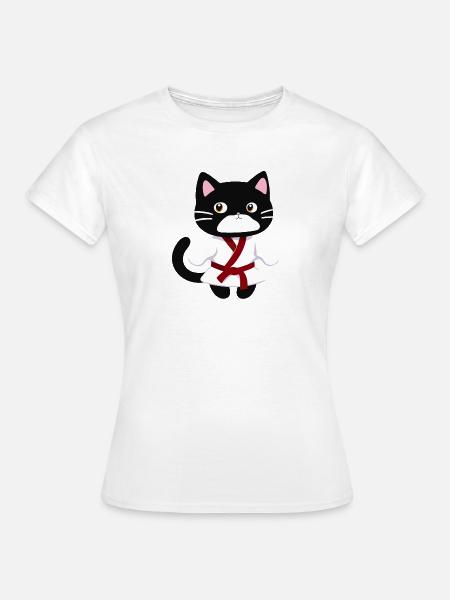 ticker, Happy Colorful Owl portant des écouteurs, kaw - T-shirt Femme - blanc