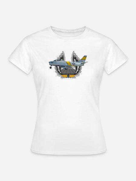 F-86 Sabre - Frauen T-Shirt - Weiß
