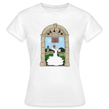 Calle del Laurel - T-shirt Femme - blanc - Devant - AI Model Female 172 dark (172cm)