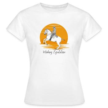 Working Equitation - Women's T-Shirt - white - Front - AI Model Female 172 dark (172cm)