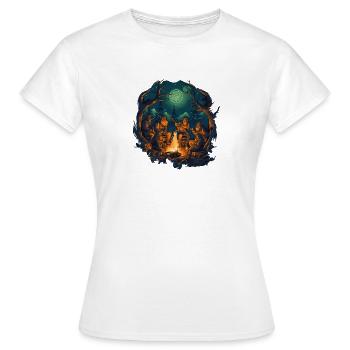Viking Crew - Frauen T-Shirt - Weiß - Vorne - AI Model Female 172 dark (172cm)