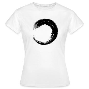 Cercles - T-shirt Femme - blanc - Devant - AI Model Female 172 dark (172cm)