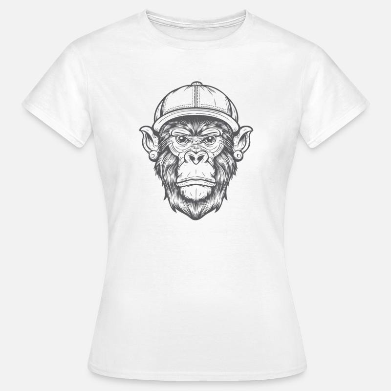 Funky Monkey - Women's T-Shirt - white