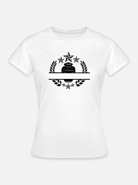 Urne mit Namensausschnitt - Frauen T-Shirt - Weiß
