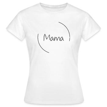Mama - Frauen T-Shirt - Weiß - Vorne - AI Model Female 172 dark (172cm)