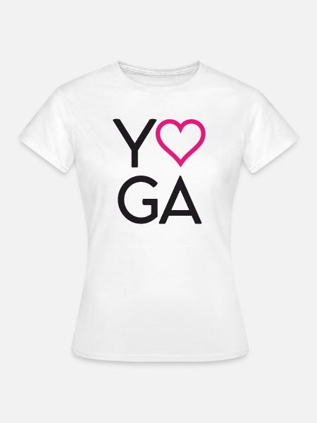 Joga - Frauen T-Shirt - Weiß
