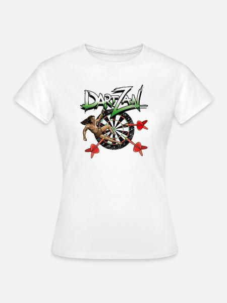 Dart Held aus dem Urwald - Frauen T-Shirt - Weiß
