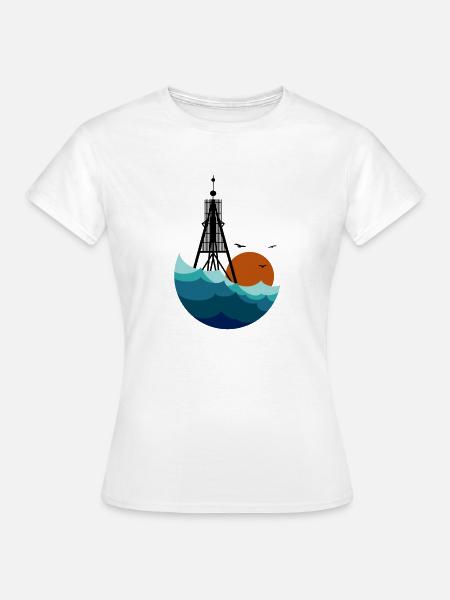 Bake n Sea - Frauen T-Shirt - Weiß