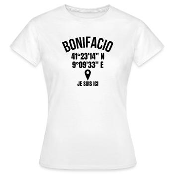 Korsika, Korsischer Humor, Bonifacio, Korsika - Frauen T-Shirt - Weiß - Vorne - AI Model Female 172 dark (172cm)