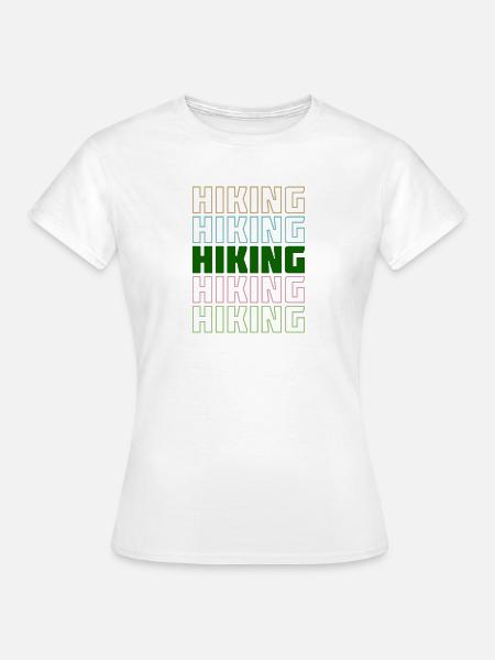 Wanderwege Spruch Wandern Statement Bergwanderung - Frauen T-Shirt - Weiß