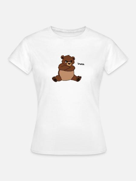 Brummbär - Frauen T-Shirt - Weiß