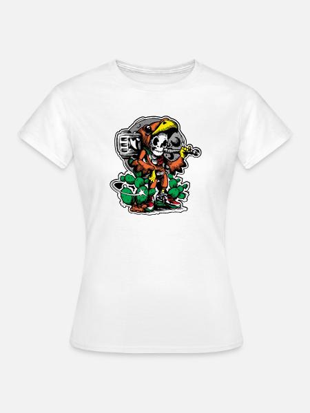 Aztekischer Krieger 2 - Frauen T-Shirt - Weiß