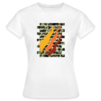 Fire Nation - Women's T-Shirt - white - Front - AI Model Female 172 dark (172cm)