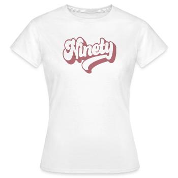 Quatre-vingt-dix femmes de 90 ans - T-shirt Femme - blanc - Devant - AI Model Female 172 dark (172cm)