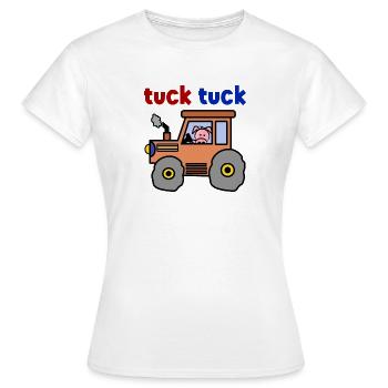 Traktor Landwirt Feld Landwirtschaft Landleben - Frauen T-Shirt - Weiß - Vorne - AI Model Female 172 dark (172cm)