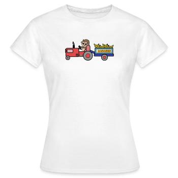 Landleben Traktor Nutzfahrzeug Kraftfahrzeug - Frauen T-Shirt - Weiß - Vorne - AI Model Female 172 dark (172cm)
