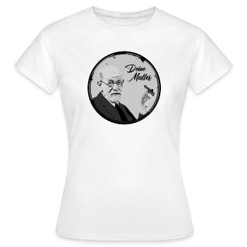 Ta mère Freud - T-shirt Femme - blanc - Devant - AI Model Female 172 dark (172cm)