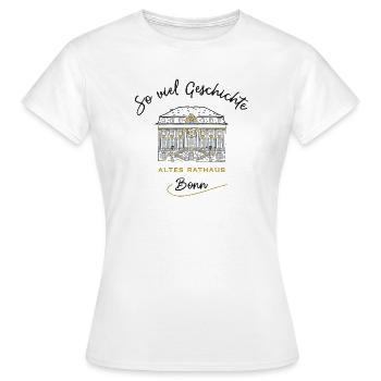 Altes Rathaus Bonn - Frauen T-Shirt - Weiß - Vorne - AI Model Female 172 dark (172cm)