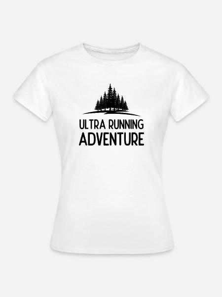 Ultra Running Advrenture - Frauen T-Shirt - Weiß
