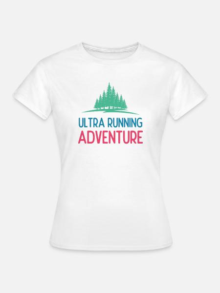 Ultra Running Advrenture - Frauen T-Shirt - Weiß
