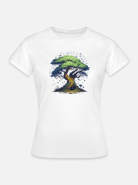Bonsai - Frauen T-Shirt - Weiß
