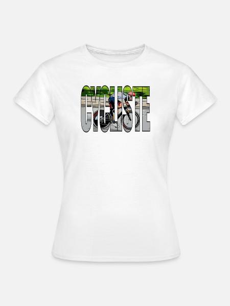 RADFAHRER - Frauen T-Shirt - Weiß