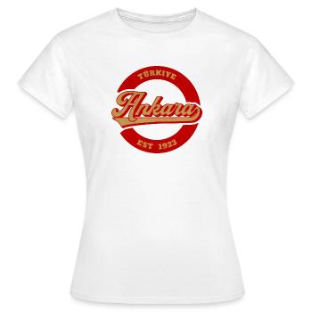 Ankara Vintage Logo Est 1923 - T-shirt Femme - blanc - Devant - AI Model Female 172 dark (172cm)