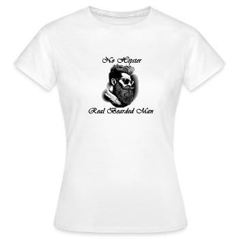 pas de Hipster - T-shirt Femme - blanc - Devant - AI Model Female 172 dark (172cm)