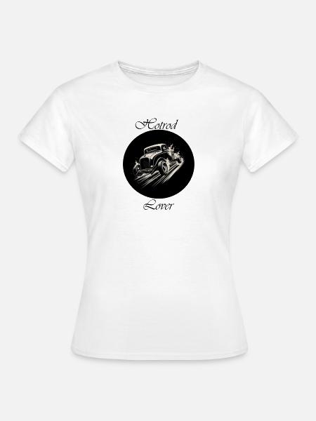 Hotrod Lover 2 - Frauen T-Shirt - Weiß