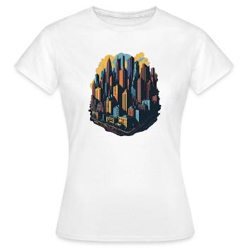 Horizon - T-shirt Femme - blanc - Devant - AI Model Female 172 dark (172cm)