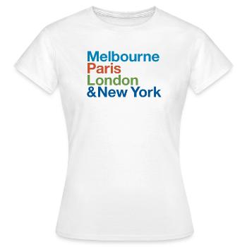 GRAND SLAM Tennis - T-shirt Femme - blanc - Devant - AI Model Female 172 dark (172cm)