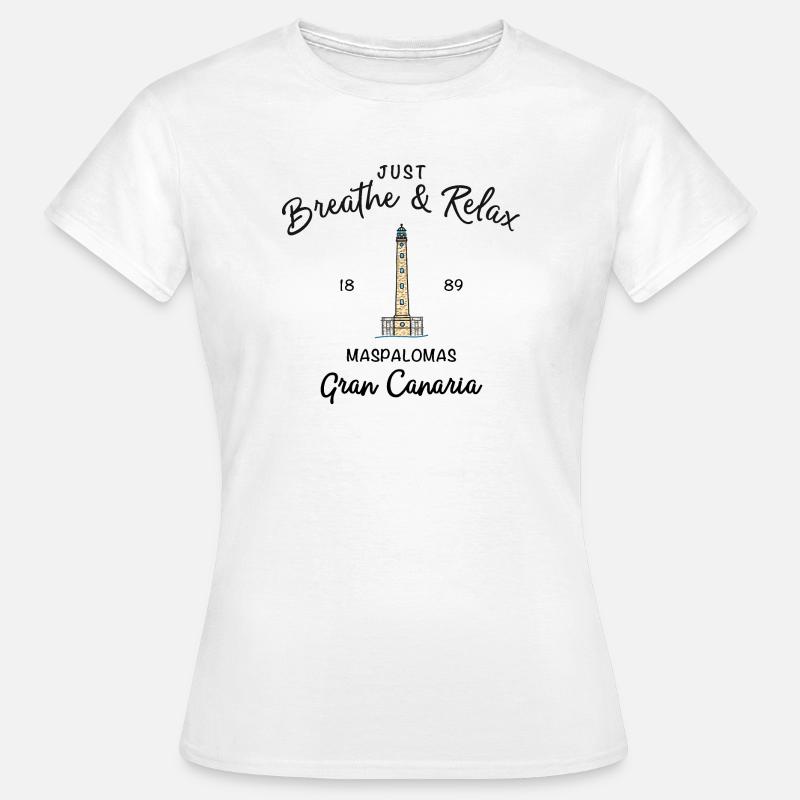 Gran Canaria, Relax, Maspalomas, Spain - Women's T-Shirt - white