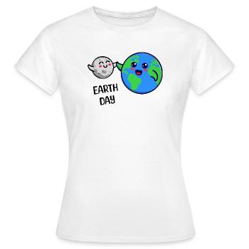 Umweltfreundlich Mutter Erde Natur Umwelt - Frauen T-Shirt - Weiß - Vorne - AI Model Female 172 dark (172cm)