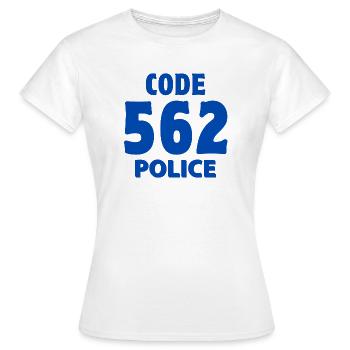 Polizist, ich bin Polizist, Gendarm - Frauen T-Shirt - Weiß - Vorne - AI Model Female 172 dark (172cm)