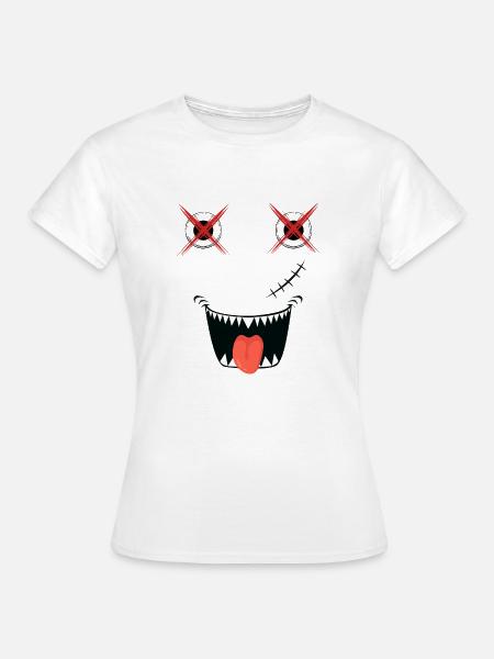 Spooky Halloween Design - Frauen T-Shirt - Weiß