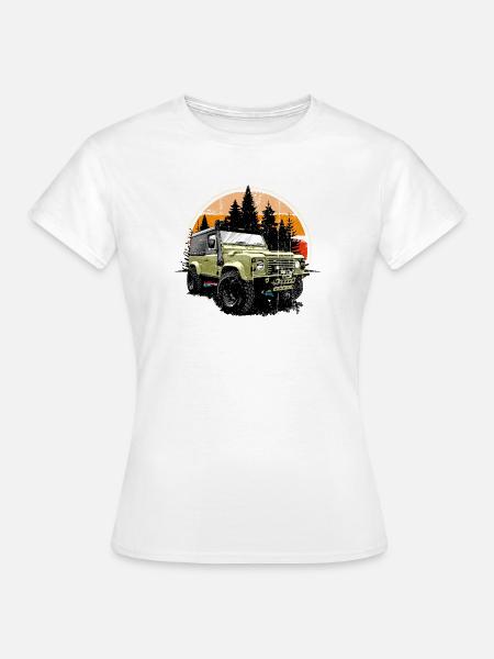 Waldweg-Verteidiger - Frauen T-Shirt - Weiß