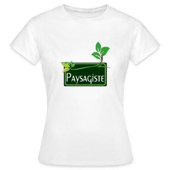 Paysagiste - T-shirt Femme - blanc - Devant - AI Model Female 172 dark (172cm)