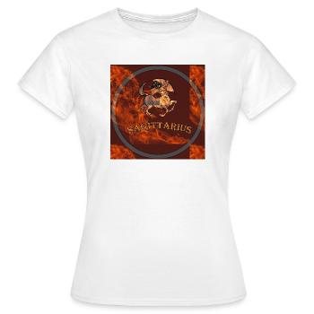 Sagittaire - T-shirt Femme - blanc - Devant - AI Model Female 172 dark (172cm)