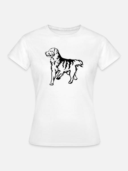Golden Retriever - Frauen T-Shirt - Weiß