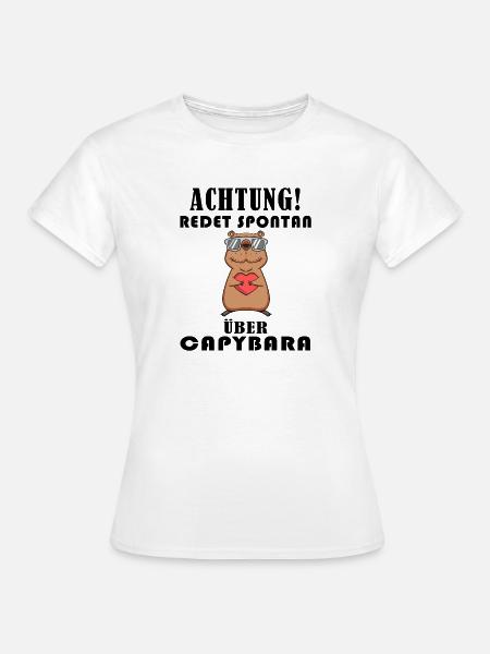 Capybara Wasserschwein Capybaras - Frauen T-Shirt - Weiß