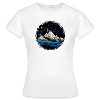 Sternberg-Komet 01 - Frauen T-Shirt - Weiß - Vorne - AI Model Female 172 dark (172cm)