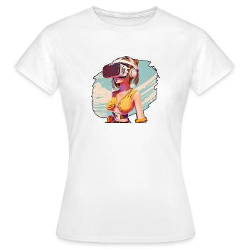 Mädchen VR 01 - Frauen T-Shirt - Weiß - Vorne - AI Model Female 172 dark (172cm)
