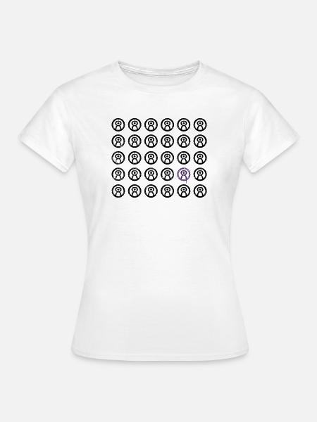 retroactive - only logo | BLACK EDITION - Frauen T-Shirt - Weiß