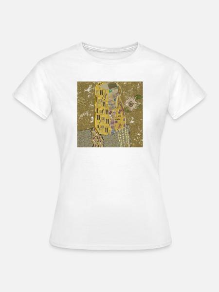 Ewige Umarmung neu gedacht - Frauen T-Shirt - Weiß