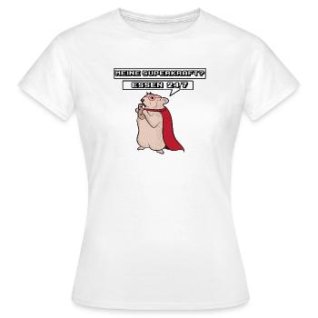 Rat, Lap Animal, Déclaration, Animaux de compagnie, Animaux de compagnie - T-shirt Femme - blanc - Devant - AI Model Female 172 dark (172cm)
