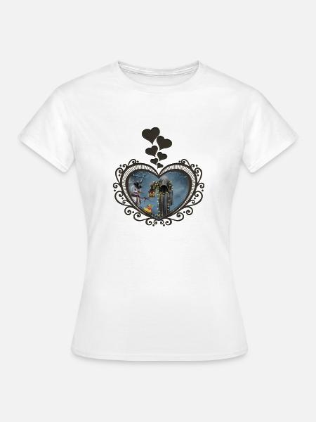 Dunkle Weihnachten - Frauen T-Shirt - Weiß