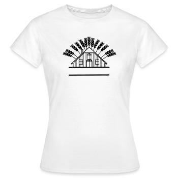 Granary with grain arch - Women's T-Shirt - white - Front - AI Model Female 172 dark (172cm)