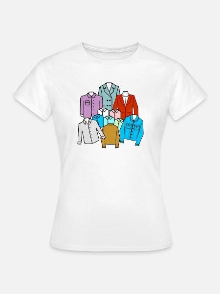 Bekleidungsgeschäft 03 - Frauen T-Shirt - Weiß